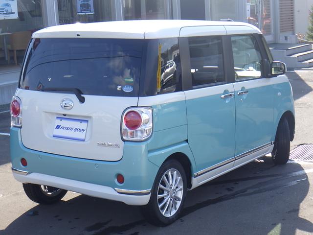 ムーヴキャンバス Ｘメイクアップ　ＳＡＩＩ　横滑り防止　リモコンキー　寒冷地仕様　オートエアコン　４ＷＤ　スマートキー　アイドリングストップ　オートライト　ベンチシート　軽減ブレーキ（6枚目）