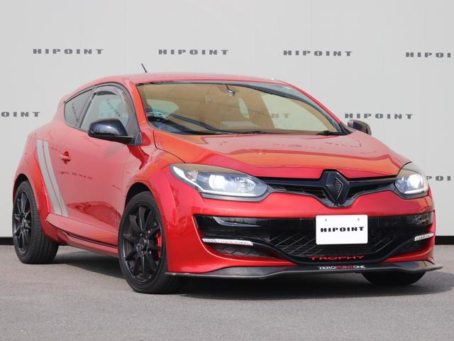 メガーヌ ルノー スポール 273トロフィー2 ZERO POINT ONEカスタムシフター RECAROフルバケット(運転席) HKSエアクリ 純正アクラポビッチマフラー スタッドボルト化ハブ RSパフォーマンスステアリング(8枚目)