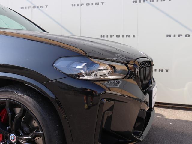 X4 M コンペティション S58B30Aツインターボ LCIモデル カーボンパッケージ サキールオレンジメリノレザー グロスレッドブレーキキャリパー Vスポーク765Mアルミ(グロスブラックペイント) 第三者機関検査済み(12枚目)