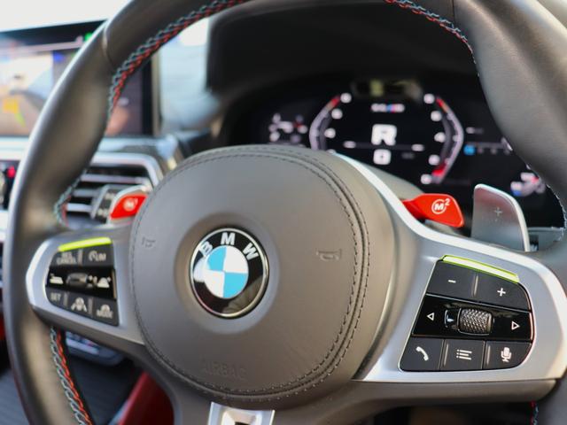 X4 M コンペティション S58B30Aツインターボ LCIモデル カーボンパッケージ サキールオレンジメリノレザー グロスレッドブレーキキャリパー Vスポーク765Mアルミ(グロスブラックペイント) 第三者機関検査済み(34枚目)