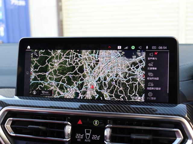 X4 M コンペティション S58B30Aツインターボ LCIモデル カーボンパッケージ サキールオレンジメリノレザー グロスレッドブレーキキャリパー Vスポーク765Mアルミ(グロスブラックペイント) 第三者機関検査済み(41枚目)