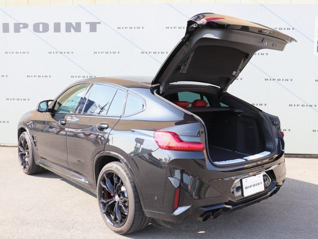 X4 M コンペティション S58B30Aツインターボ LCIモデル カーボンパッケージ サキールオレンジメリノレザー グロスレッドブレーキキャリパー Vスポーク765Mアルミ(グロスブラックペイント) 第三者機関検査済み(75枚目)