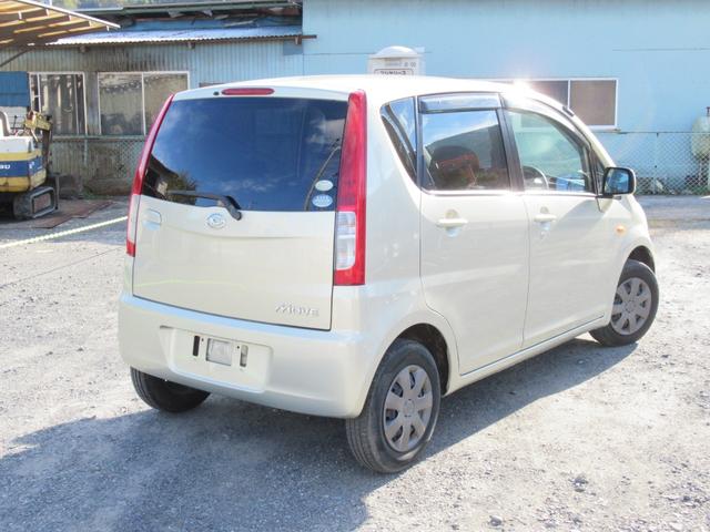 ムーヴ Ｌ　４速ＡＴ・キーレス・実走行・スペアタイヤ付・後席スライド・ベンチシート・フルフラット・ＣＤ・盗難防止システム・衝突安全ボディ・Ｗエアバッグ・フル装備・修復歴有り・走行距離１．５万キロ（5枚目）