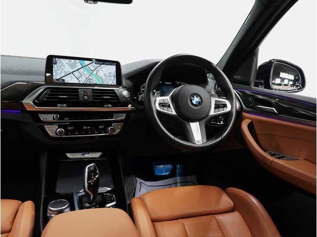 Ｘ３ Ｍ４０ｉ　禁煙車／ブラウンレザーシート（ヒーター付）／サンルーフ／Ｐバックドア／純正ナビ／全方位カメラ／ＵＳＢ接続可／クルコン／前後ドラレコ／ＥＴＣ／パドルシフト／純正２１アルミ／ＬＥＤヘッドライト／（49枚目）