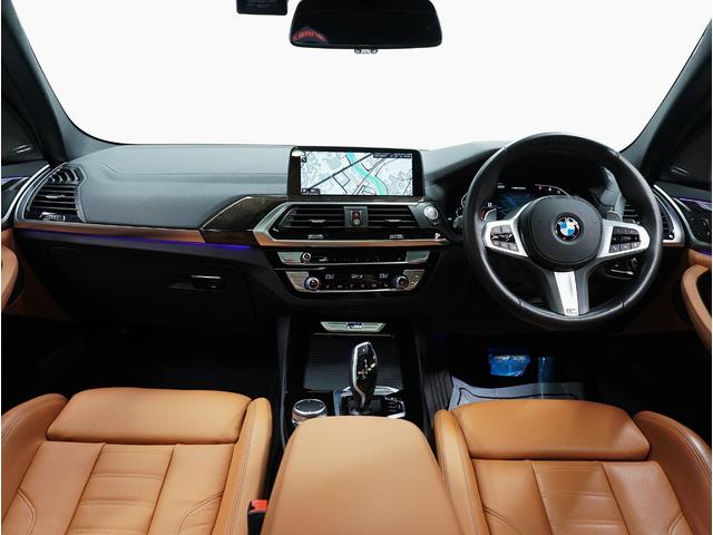 Ｘ３ Ｍ４０ｉ　禁煙車／ブラウンレザーシート（ヒーター付）／サンルーフ／Ｐバックドア／純正ナビ／全方位カメラ／ＵＳＢ接続可／クルコン／前後ドラレコ／ＥＴＣ／パドルシフト／純正２１アルミ／ＬＥＤヘッドライト／（50枚目）