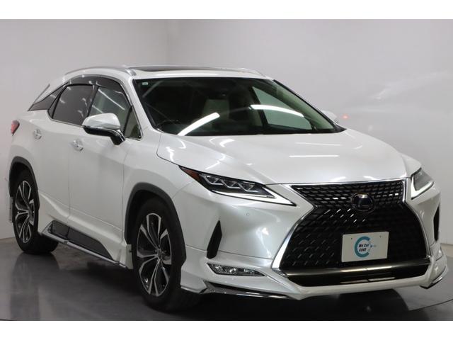 ＲＸ ＲＸ４５０ｈ　バージョンＬ　禁煙車／ベージュレザーシート（ヒーター付）／サンルーフ／モデリスタエアロ／Ｐバックドア／マークレビンソン／純正ＳＤナビ／フルセグＴＶ／全方位カメラ／ＵＳＢ接続可／デジタルインナーミラー／後席電動格納（8枚目）