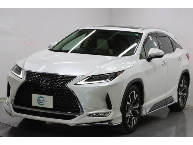 ＲＸ ＲＸ４５０ｈ　バージョンＬ　禁煙車／ベージュレザーシート（ヒーター付）／サンルーフ／モデリスタエアロ／Ｐバックドア／マークレビンソン／純正ＳＤナビ／フルセグＴＶ／全方位カメラ／ＵＳＢ接続可／デジタルインナーミラー／後席電動格納（11枚目）