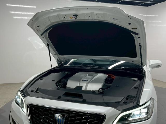 クラウンハイブリッド Ｇ－エグゼクティブ　禁煙車／ブラックレザーシート（ヒーター付）／サンルーフ／純正ナビ／フルセグＴＶ／ＵＳＢ接続可／全方位カメラ／前後ドラレコ／デジタルインナーミラー／ステアヒーター／ＥＴＣ／クルコン／純正１８アルミ（21枚目）