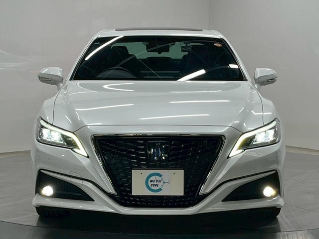 クラウンハイブリッド Ｇ－エグゼクティブ　禁煙車／ブラックレザーシート（ヒーター付）／サンルーフ／純正ナビ／フルセグＴＶ／ＵＳＢ接続可／全方位カメラ／前後ドラレコ／デジタルインナーミラー／ステアヒーター／ＥＴＣ／クルコン／純正１８アルミ（23枚目）