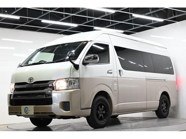 ハイエースワゴン グランドキャビン 10人乗り/社外ナビ(NSCN-W68)/フルセグTV/バックカメラ/スマートキー/プッシュスタート/オートライト/ETC/社外15インチアルミホイール(3枚目)