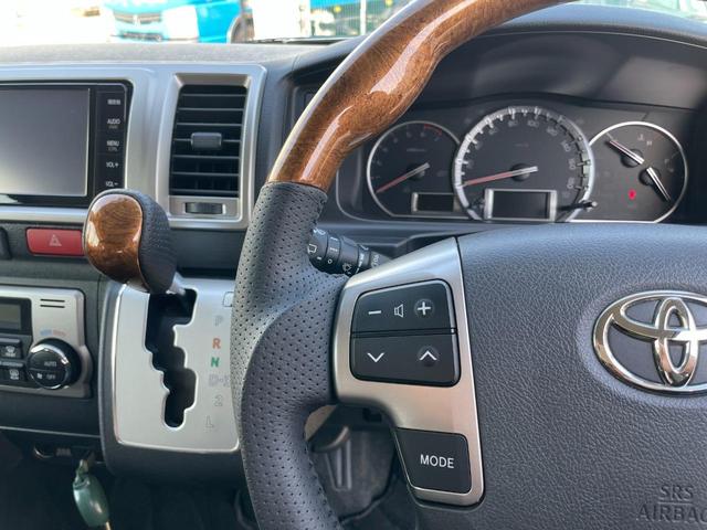 ハイエースバン ロングスーパーＧＬ　マットチャン　マット塗装　艶消し全塗装　ラプターライナー　プッシュスタート　丸目ヘッドライト　１６インチアルミ　丸目ハイエース　グリルガード　テールガード　社外ＬＥＤヘッドライト球　パワースライドドア（19枚目）