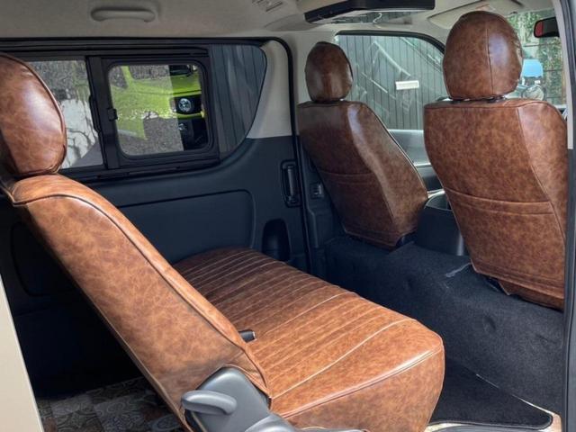 ハイエースバン ロングスーパーＧＬ　マットチャン　マット塗装　艶消し全塗装　ラプターライナー　プッシュスタート　丸目ヘッドライト　１６インチアルミ　丸目ハイエース　グリルガード　テールガード　社外ＬＥＤヘッドライト球　パワースライドドア（29枚目）