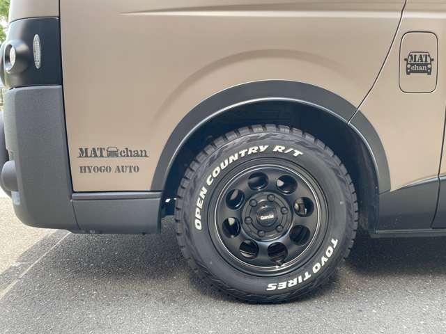 ハイエースバン ロングスーパーＧＬ　マットチャン　マット塗装　艶消し全塗装　ラプターライナー　プッシュスタート　丸目ヘッドライト　１６インチアルミ　丸目ハイエース　グリルガード　テールガード　社外ＬＥＤヘッドライト球　パワースライドドア（50枚目）