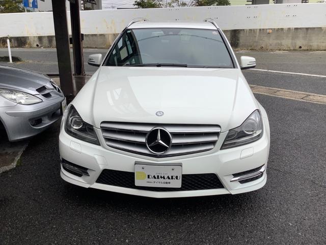 Cクラスステーションワゴン C200ブルーエフィシェンシーワゴンアバンG 禁煙車・後期モデル・AMGスポーツPKG純正ナビTVフルセグ・バックモニター・Bluetooth・メモリーパワーシート前席・電動ランバーサポート・パドルシフト・クルーズコントロール・電動チルトハンドル(2枚目)