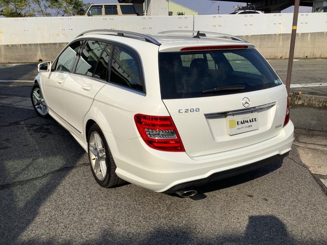 Cクラスステーションワゴン C200ブルーエフィシェンシーワゴンアバンG 禁煙車・後期モデル・AMGスポーツPKG純正ナビTVフルセグ・バックモニター・Bluetooth・メモリーパワーシート前席・電動ランバーサポート・パドルシフト・クルーズコントロール・電動チルトハンドル(9枚目)