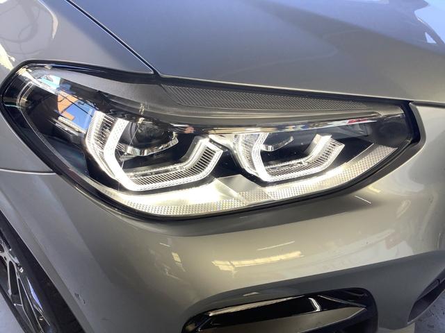X3 M40d 管理ユーザー下取車・禁煙車・オダーカラー・グレイシャ―シルバー・F&Rシュニッツァー・スポイラー・黒革メモリーパワーシートヒーター&リヤーシートヒーター・ワイヤレス携帯充電器・ヘツドアツプディスプレイ(34枚目)