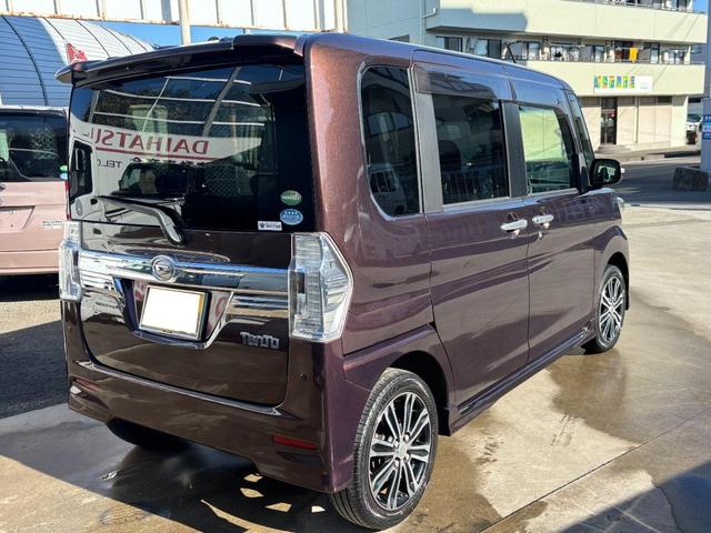 タント カスタムＲＳ　トップエディションＳＡＩＩ　純正８インチメモリナビ　フルセグＴＶ　バックモニター　両側パワースライドドア　ＥＴＣ　プッシュスタート　衝突軽減ブレーキ　ハーフレザー　アイドリングストップ（3枚目）
