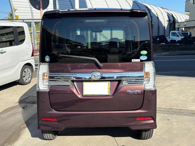 タント カスタムＲＳ　トップエディションＳＡＩＩ　純正８インチメモリナビ　フルセグＴＶ　バックモニター　両側パワースライドドア　ＥＴＣ　プッシュスタート　衝突軽減ブレーキ　ハーフレザー　アイドリングストップ（4枚目）