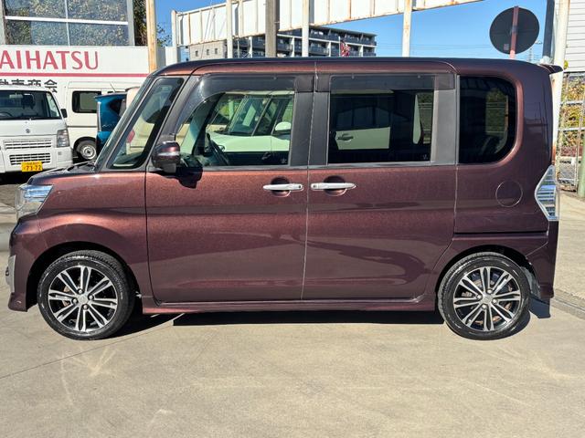 タント カスタムＲＳ　トップエディションＳＡＩＩ　純正８インチメモリナビ　フルセグＴＶ　バックモニター　両側パワースライドドア　ＥＴＣ　プッシュスタート　衝突軽減ブレーキ　ハーフレザー　アイドリングストップ（6枚目）