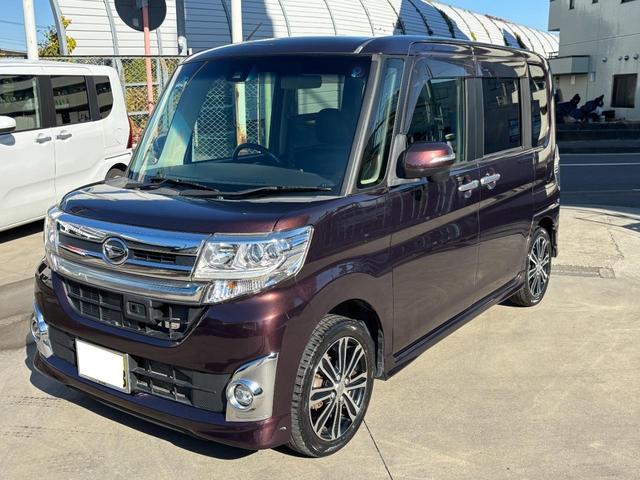 タント カスタムＲＳ　トップエディションＳＡＩＩ　純正８インチメモリナビ　フルセグＴＶ　バックモニター　両側パワースライドドア　ＥＴＣ　プッシュスタート　衝突軽減ブレーキ　ハーフレザー　アイドリングストップ（7枚目）