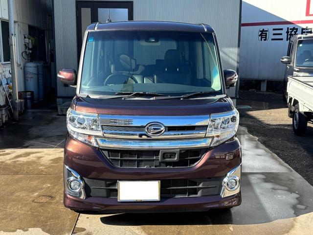 タント カスタムＲＳ　トップエディションＳＡＩＩ　純正８インチメモリナビ　フルセグＴＶ　バックモニター　両側パワースライドドア　ＥＴＣ　プッシュスタート　衝突軽減ブレーキ　ハーフレザー　アイドリングストップ（8枚目）