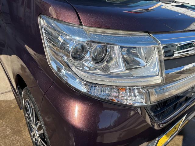 タント カスタムＲＳ　トップエディションＳＡＩＩ　純正８インチメモリナビ　フルセグＴＶ　バックモニター　両側パワースライドドア　ＥＴＣ　プッシュスタート　衝突軽減ブレーキ　ハーフレザー　アイドリングストップ（34枚目）