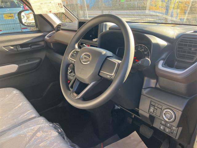 ムーヴ X 届け出済み未使用車 両側スライド・片側電動 クリアランスソナー 衝突被害軽減システム LEDヘッドランプ スマートキー アイドリングストップ ベンチシート CVT 盗難防止システム ABS ESC(7枚目)