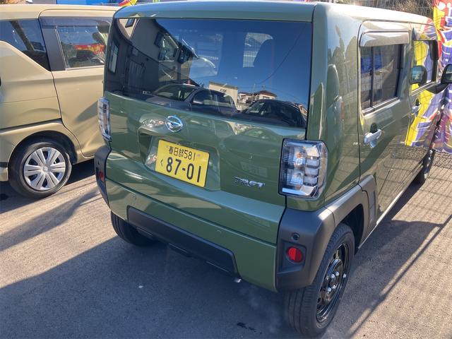 タフト X 届け出済み未使用車 バックカメラ ナビ クリアランスソナー 衝突被害軽減システム オートライト LEDヘッドランプ スマートキー アイドリングストップ サンルーフ CVT 盗難防止システム ABS(13枚目)