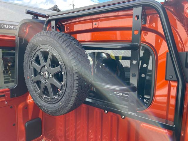 アトレー アトレーデッキバン　ＨＡＲＤＣＡＲＧＯ　スキッドグリル　ガード　スペアタイヤキャリア　ゲートプラス　エクストリーム－Ｊ＋ヨコハマ　ジオランダー（５本）（１６５／６５／Ｒ１４）（27枚目）