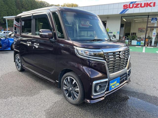 スペーシアカスタム ハイブリッドXSターボ 4WD ターボ 両側パワースライドドア クルーズコントロール ナビゲーション Bluetooth サーキュレーター シートヒーター フルセグTV(10枚目)