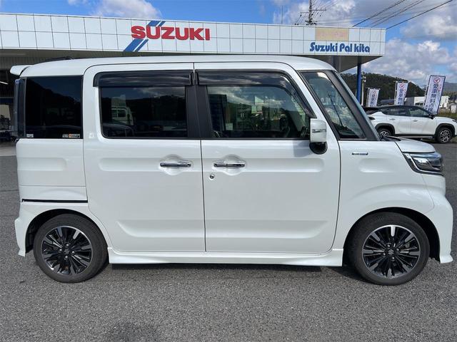 スペーシアカスタム ハイブリッドXSターボ 女性ワンオーナー 4WD 全方位モニター ナビゲーション ドライブレコーダー ETC パドルシフト クルーズコントロール 両側パワースライドドア フルセグTV シートヒーター(8枚目)