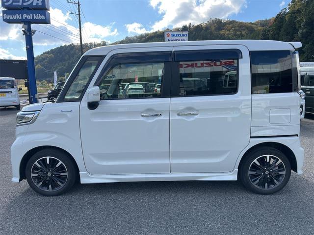 スペーシアカスタム ハイブリッドXSターボ 女性ワンオーナー 4WD 全方位モニター ナビゲーション ドライブレコーダー ETC パドルシフト クルーズコントロール 両側パワースライドドア フルセグTV シートヒーター(9枚目)