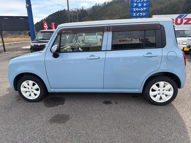 アルトラパン Ｘ　ナビゲーション　フルセグＴＶ　Ｂｌｕｅｔｏｏｔｈ　プッシュスタート　ベンチシート　エアコン　アルミホイール（9枚目）