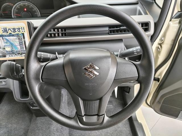 ワゴンＲ ＦＸ　ＤＣＢＳ（予防安全機能）　届出済未使用車　誤発進抑制機能　電動格納ドアミラー　プッシュスタート　キーレス　運転席シートヒーター　ベンチシート　オートエアコン　助手席シートアンダーボックス（13枚目）
