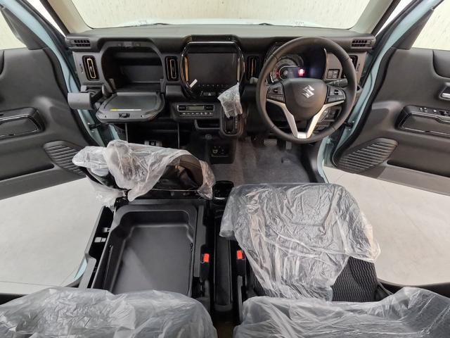 ハスラー ハイブリッドX 全方位モニター付メモリーナビ 届出済未使用車 DCBS(予防安全機能) キーレス LEDヘッドランプ 電動自動格納ドアミラー シートヒーター(運転席 助手席) 誤発進抑制機能 アルミホイール(10枚目)