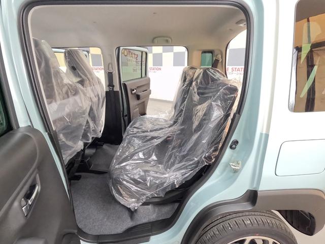 ハスラー ハイブリッドX 全方位モニター付メモリーナビ 届出済未使用車 DCBS(予防安全機能) キーレス LEDヘッドランプ 電動自動格納ドアミラー シートヒーター(運転席 助手席) 誤発進抑制機能 アルミホイール(44枚目)