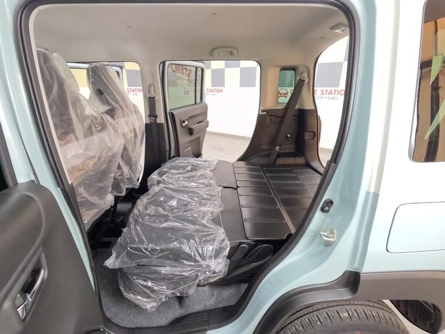 ハスラー ハイブリッドX 全方位モニター付メモリーナビ 届出済未使用車 DCBS(予防安全機能) キーレス LEDヘッドランプ 電動自動格納ドアミラー シートヒーター(運転席 助手席) 誤発進抑制機能 アルミホイール(45枚目)