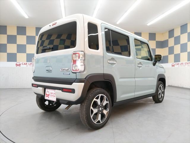 ハスラー ハイブリッドX 全方位モニター付メモリーナビ 届出済未使用車 DCBS(予防安全機能) キーレス LEDヘッドランプ 電動自動格納ドアミラー シートヒーター(運転席 助手席) 誤発進抑制機能 アルミホイール(65枚目)