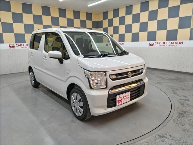 ワゴンR FX 届出済未使用車 DCBS(予防安全機能) 誤発進抑制機能 電動格納ドアミラー プッシュスタート キーレス 運転席シートヒーター ベンチシート オートエアコン 助手席シートアンダーボックス(50枚目)