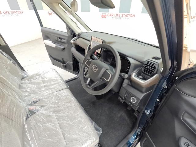 ムーヴ Ｘ　新型　スマートアシスト　届出済未使用車　キーフリー　プッシュスタート　左側パワースライドドア　ＬＥＤヘッドランプオートライト　左右分割リヤシート　ロングスライド／リクライニング　オート格納ドアミラー（56枚目）