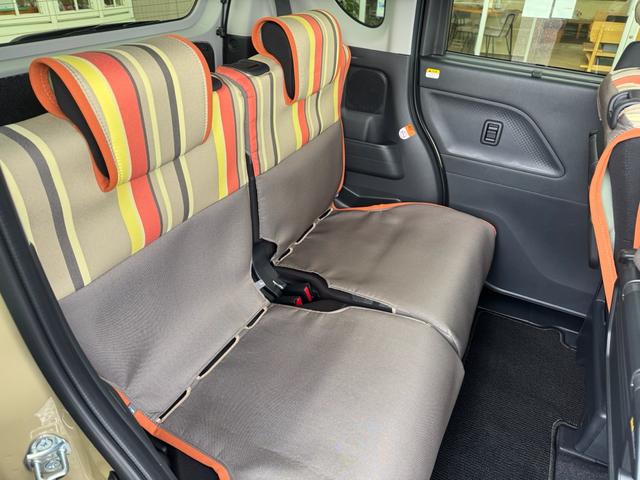 タント ファンクロス　ルーフキャリア　純正ナビ　ドライブレコーダー　ＥＴＣ　バックカメラ　両側電動スライドドア　足マット　シートカバー　バイザー　ドアハンドルプロテクト　ドアアウターハンドル　サイドアンダーガーニッシュ（6枚目）