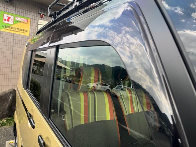 タント ファンクロス　ルーフキャリア　純正ナビ　ドライブレコーダー　ＥＴＣ　バックカメラ　両側電動スライドドア　足マット　シートカバー　バイザー　ドアハンドルプロテクト　ドアアウターハンドル　サイドアンダーガーニッシュ（14枚目）