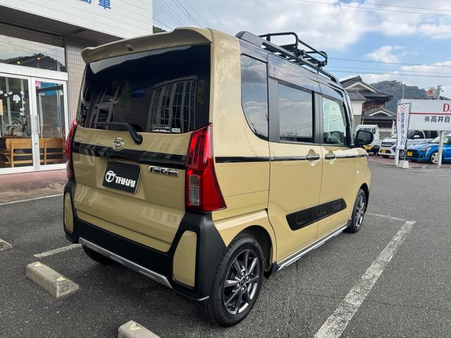 タント ファンクロス　ルーフキャリア　純正ナビ　ドライブレコーダー　ＥＴＣ　バックカメラ　両側電動スライドドア　足マット　シートカバー　バイザー　ドアハンドルプロテクト　ドアアウターハンドル　サイドアンダーガーニッシュ（22枚目）