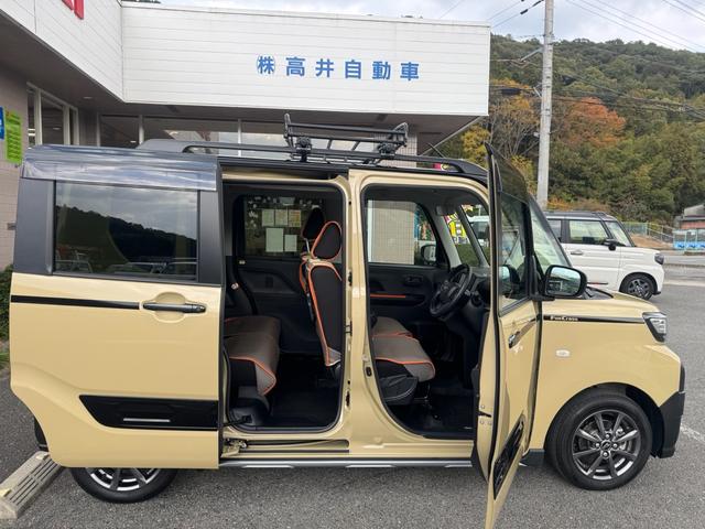 タント ファンクロス　ルーフキャリア　純正ナビ　ドライブレコーダー　ＥＴＣ　バックカメラ　両側電動スライドドア　足マット　シートカバー　バイザー　ドアハンドルプロテクト　ドアアウターハンドル　サイドアンダーガーニッシュ（48枚目）