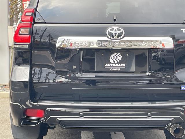 ランドクルーザープラド TX 4WD TRDエアロ TRDマフラー ムーンルーフ 前後ドライブレコーダー ETC バックカメラ クリアランスソナー レーダークルーズ LDA RSA ナビ フルセグTV オートマチックハイビーム(77枚目)