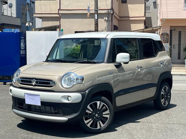 クロスビー ハイブリッドＭＺ　ブラウンアクセントパッケージ装着車　全方囲カメラ　ＬＥＤ　コ－ナ－センサ－　（キャラバンアイボリーＰＭ　ホワイト２トーンＲ（6枚目）