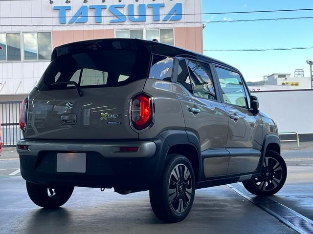 クロスビー ハイブリッドMZ ブラウンアクセントパッケージ装着車 全方位カメラ LEDヘッドライト コーナーセンサー レーンキープアシスト 衝突被害軽減ブレーキ スマートキー USB 純正AW (ベージュブラック)(4枚目)