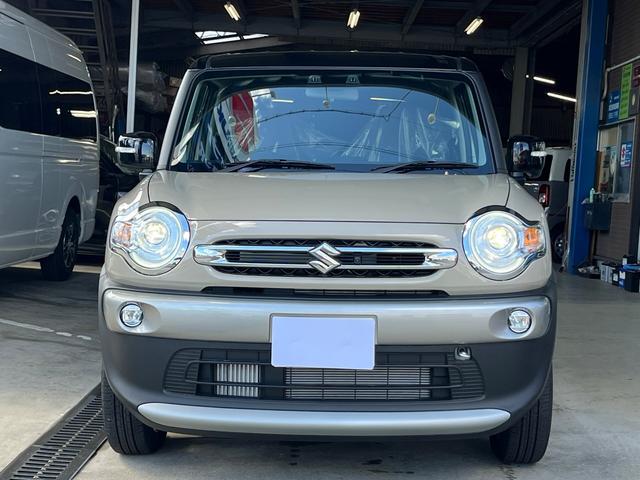 クロスビー ハイブリッドMZ ブラウンアクセントパッケージ装着車 全方位カメラ LEDヘッドライト コーナーセンサー レーンキープアシスト 衝突被害軽減ブレーキ スマートキー USB 純正AW (ベージュブラック)(13枚目)