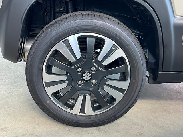 クロスビー ハイブリッドMZ ブラウンアクセントパッケージ装着車 全方位カメラ LEDヘッドライト コーナーセンサー レーンキープアシスト 衝突被害軽減ブレーキ スマートキー USB 純正AW (ベージュブラック)(28枚目)