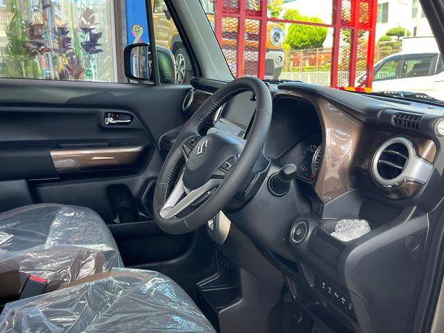 クロスビー ハイブリッドMZ ブラウンアクセントパッケージ装着車 全方位カメラ LEDヘッドライト コーナーセンサー レーンキープアシスト 衝突被害軽減ブレーキ スマートキー USB 純正AW (ベージュブラック)(35枚目)